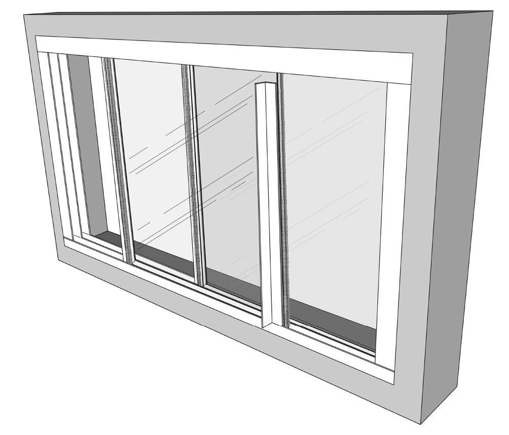 Secondary glazing - diy horizontal slider kit