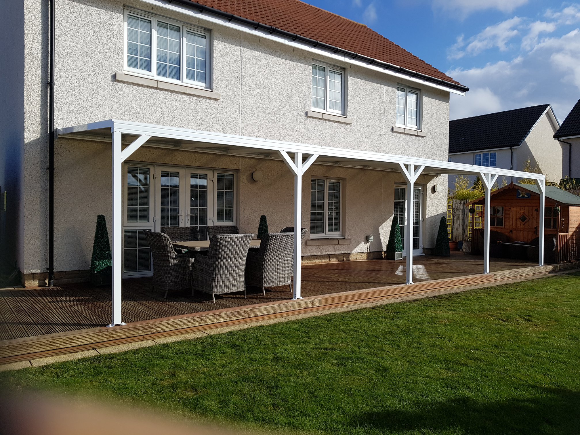 Omega Smart Canopy - Wall Mounted Lean To Canopy Kit - Polycarbonate canopy kits