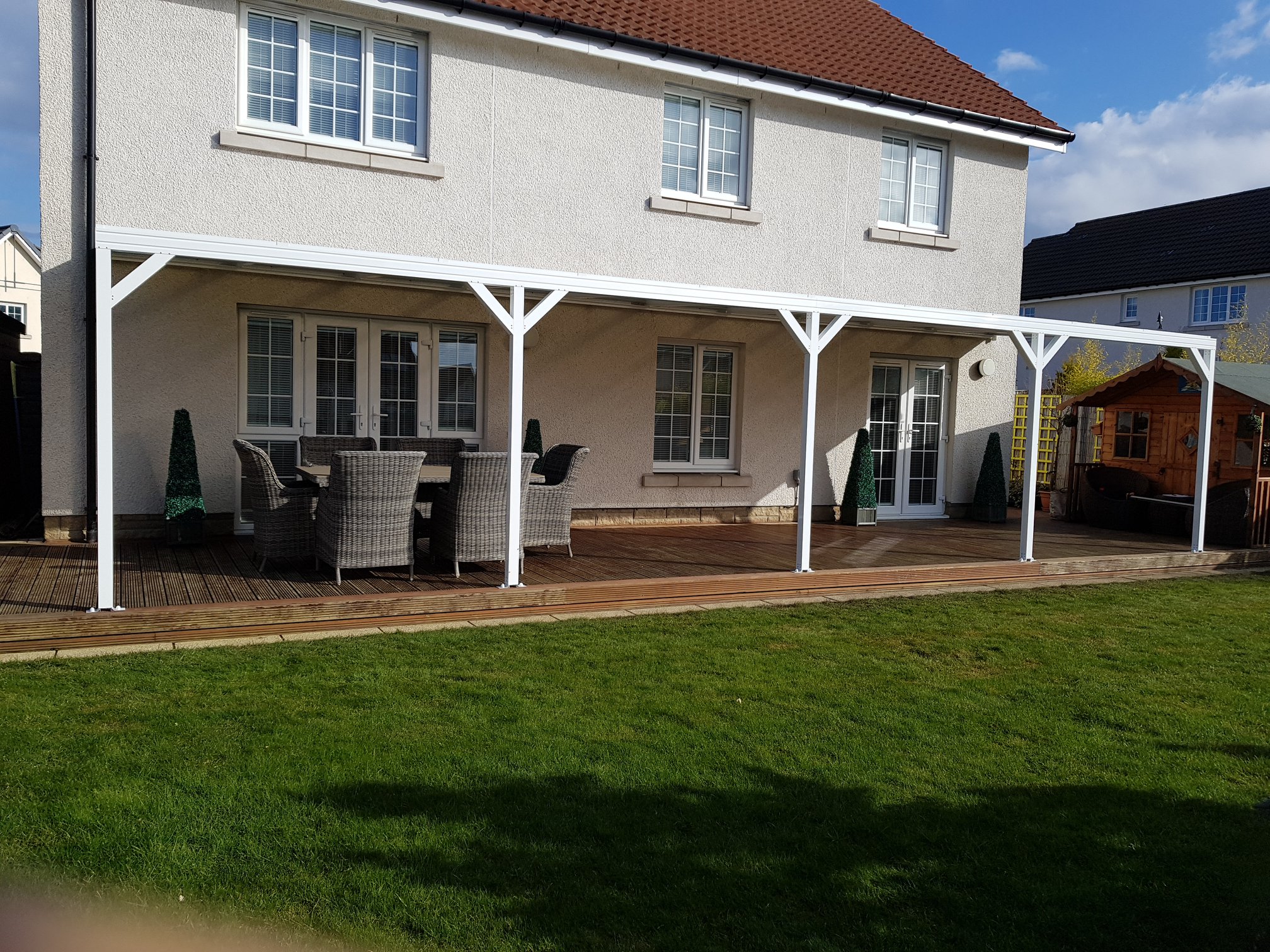 Omega Smart Canopy - Wall Mounted Lean To Canopy Kit - Polycarbonate canopy kits