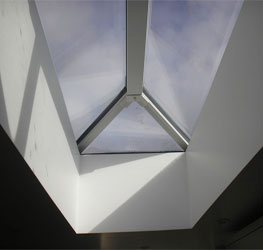 How to replace a rafter-supported roof with a roof lantern