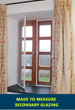 Made to measure secondary glazing