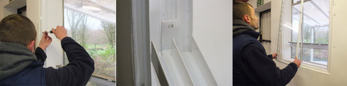 Sliding diy secondary glazing solution