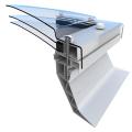 Mardome Trade  manual opening Dome with sloping PVC kerb,triple skin