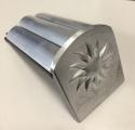 Screw-in Aluminium End Cap for Aluminium Rafter Supported Glazing Bar for 50mm aluminum rafter bar