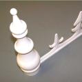 Aluminium Cresting and Finial for Aluminium Rafter Ridge Cap - 585mm
