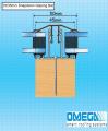 Snapfix uPVC Rafter Supported Glazing Bar for 25-35mm thick Polycarbonate Glazing, 2.5m - 4.0m