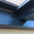Omega Verandah, Anthracite Grey, 16mm Polycarbonate Glazing - 12.0m (W) x 2.0m (P), (5) Supporting Posts