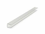 Sheet Closures Clear  for 10mm thick glazing, 2.1m