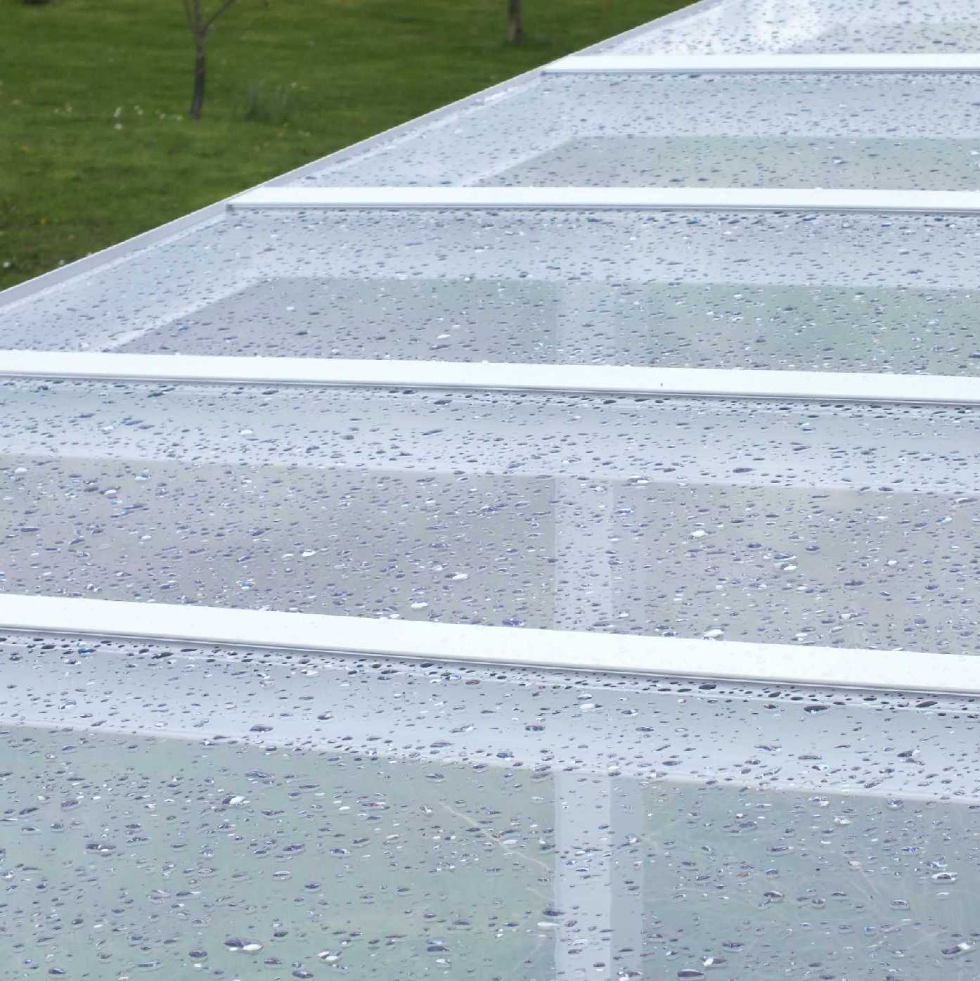 Great deals on Omega Smart Lean-To Canopy, White UNGLAZED for 6mm Glazing - 10.5m (W) x 2.5m (P), (5) Supporting Posts