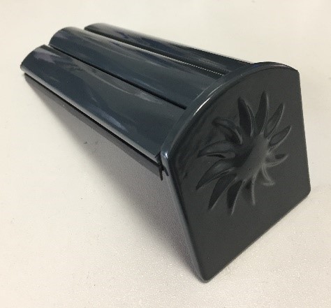 Screw-in Aluminium End Cap for Aluminium Rafter Supported Glazing Bar for 50mm aluminum rafter bar from Omega Build