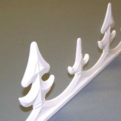 Aluminium Cresting for Aluminium Rafter Ridge Cap - 485mm