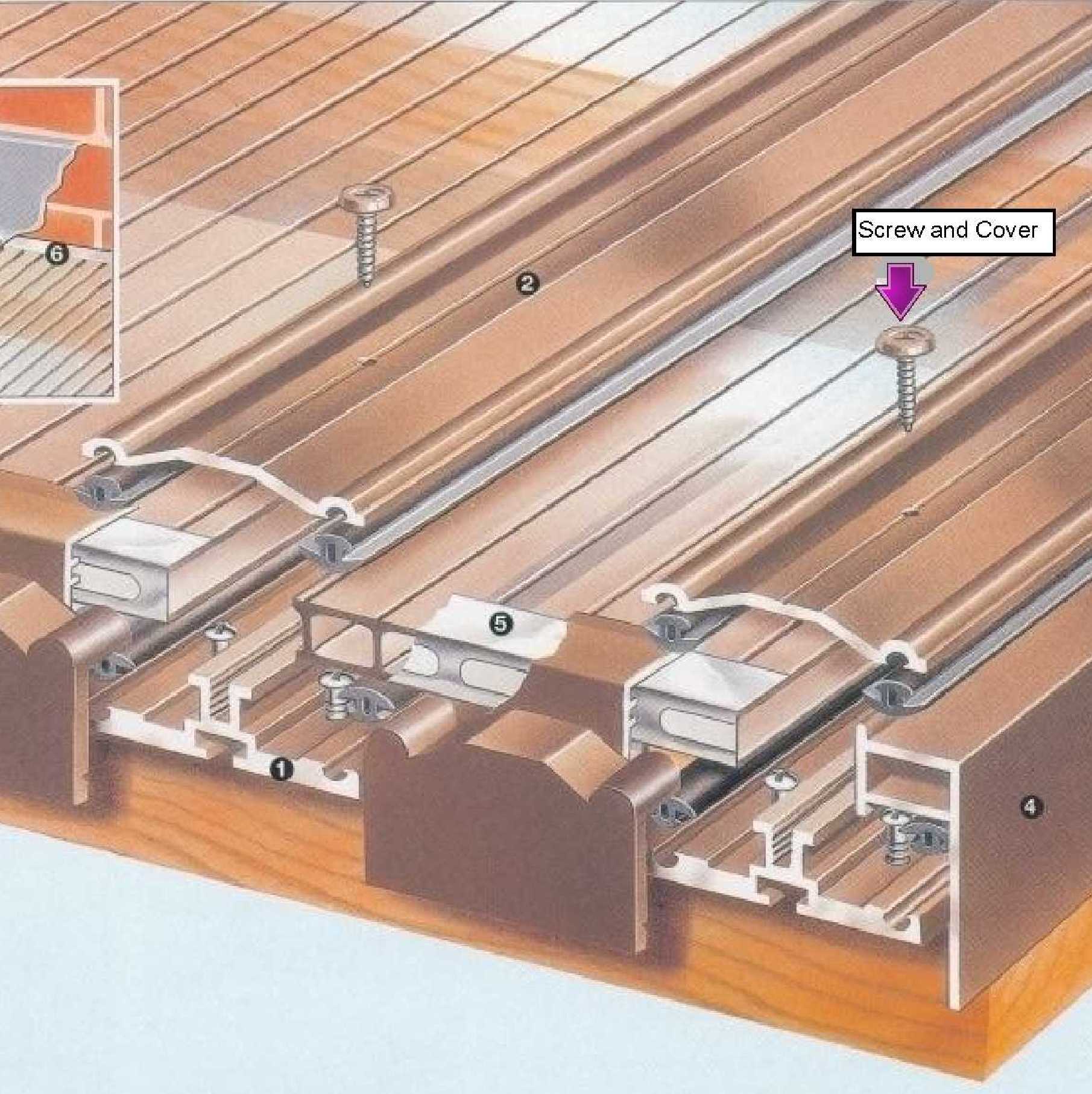 OM226 Side Trim Profile for 16mm thick glazing, 3.0m and 4.0m