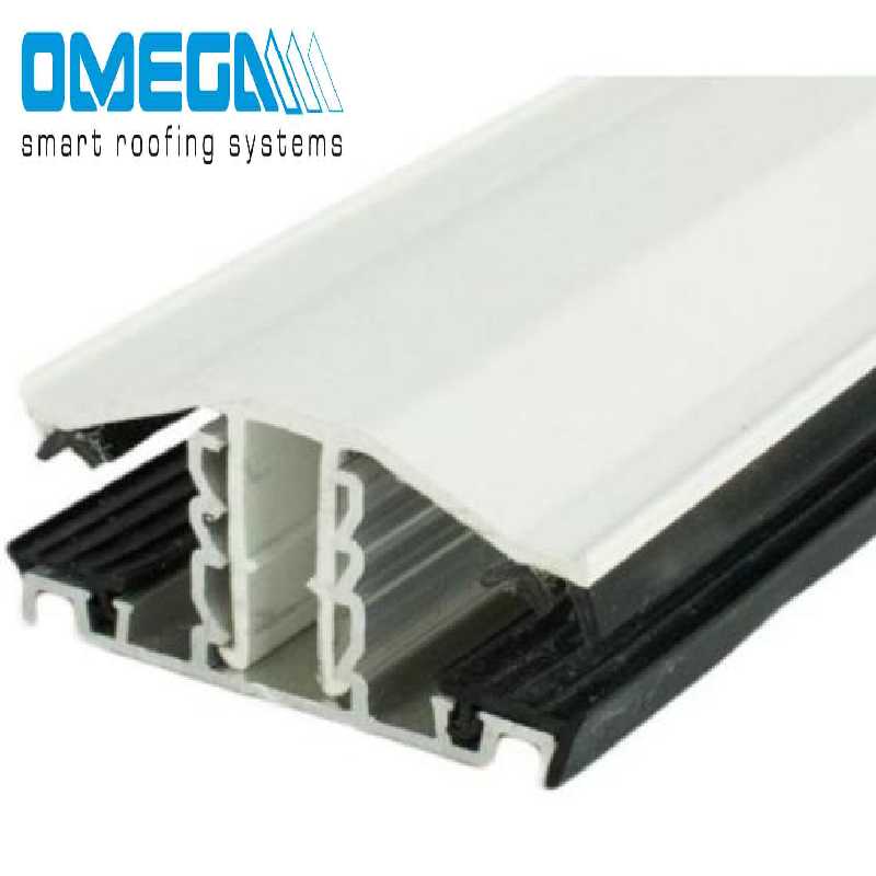Snapfix uPVC Rafter Supported Glazing Bar for 25-35mm thick Polycarbonate Glazing, 2.5m - 4.0m