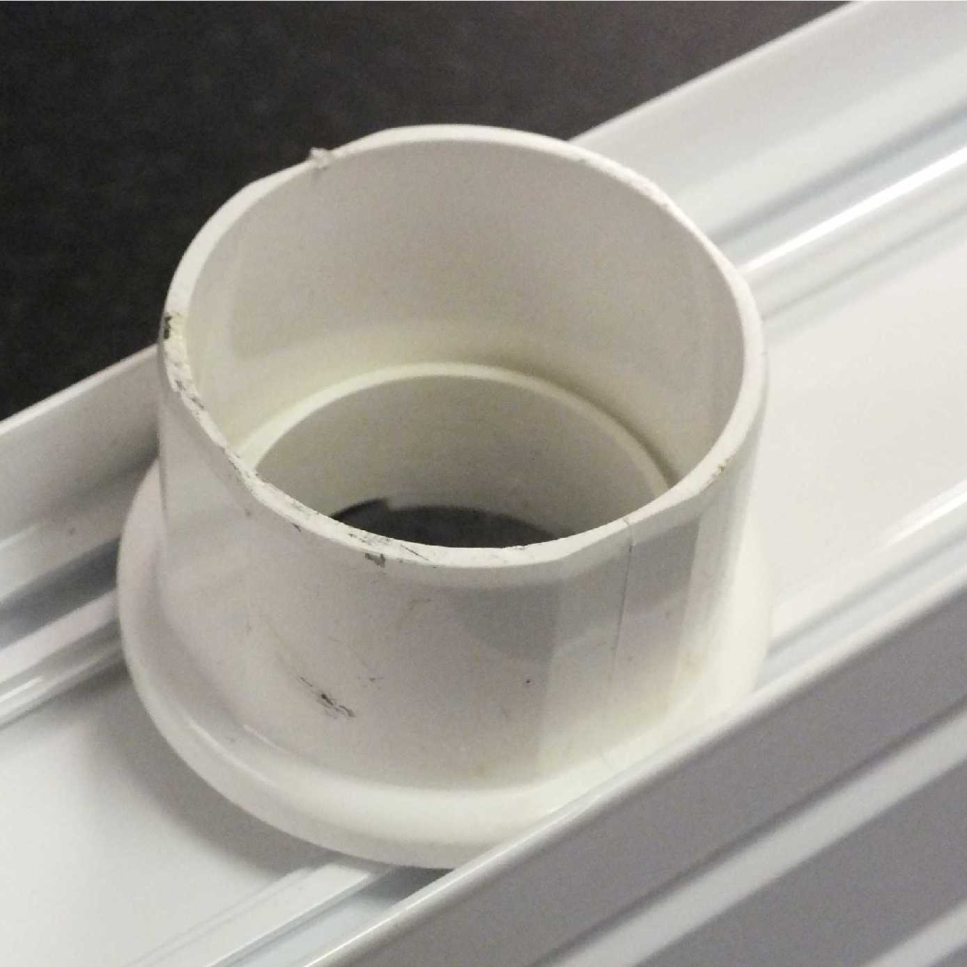 Buy Omega Smart Canopy Gutter adaptor - Gutter Fitting, White online today