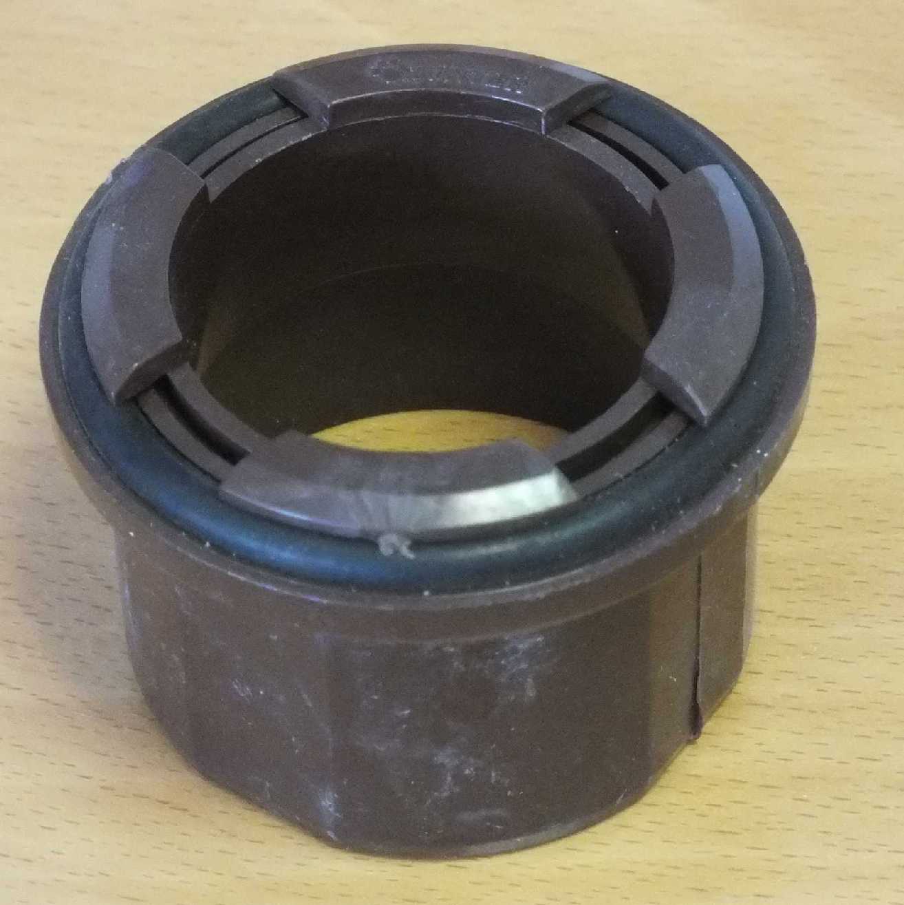 Omega Smart Canopy Gutter adaptor - Gutter Fitting, Brown
