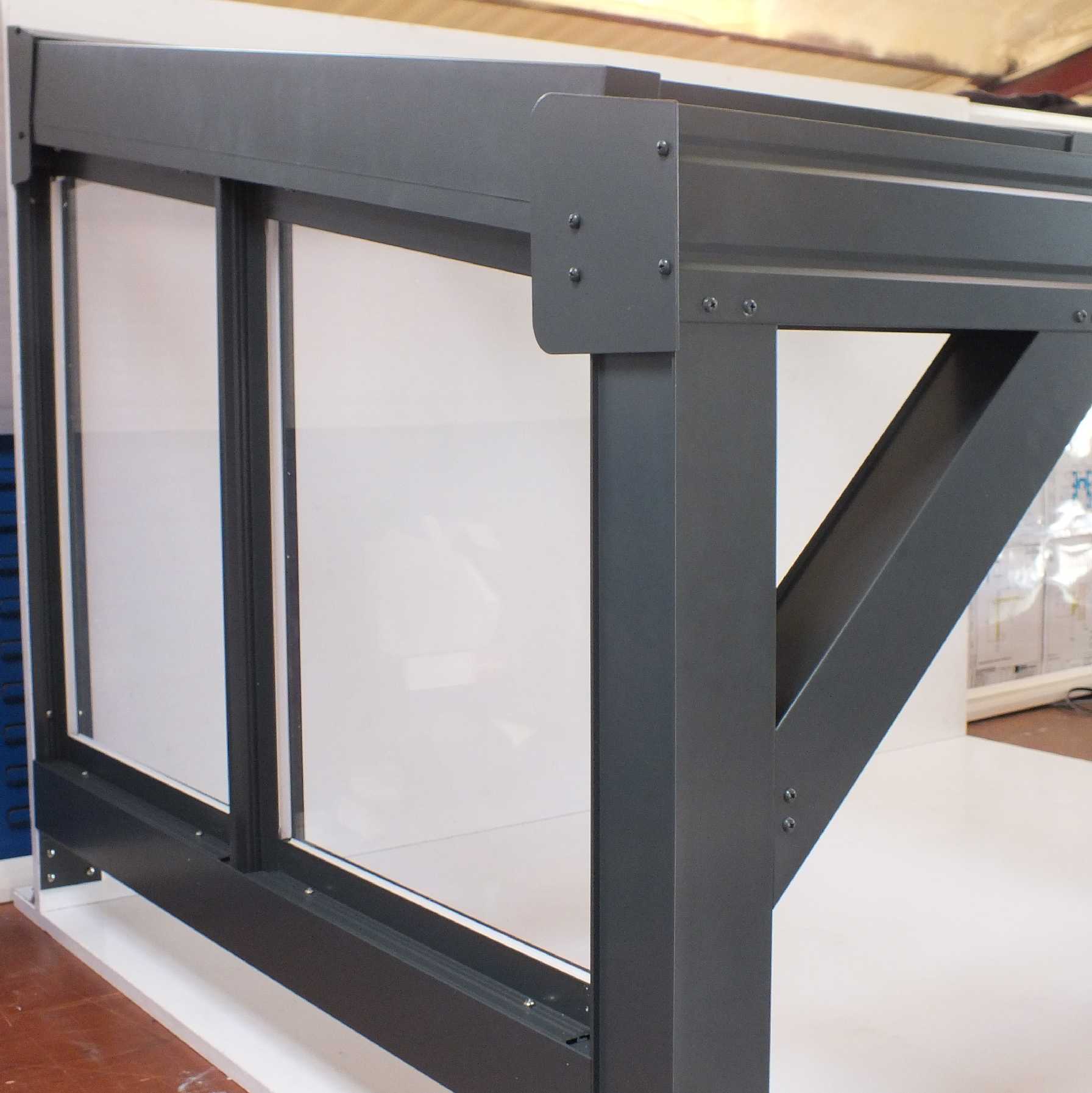 Great deals on Omega Smart Canopy - FULL Side In-Fill Section for Sides of Canopy, 6mm Glass Clear Plate Polycarbonate In-Fill Panels, White Frame