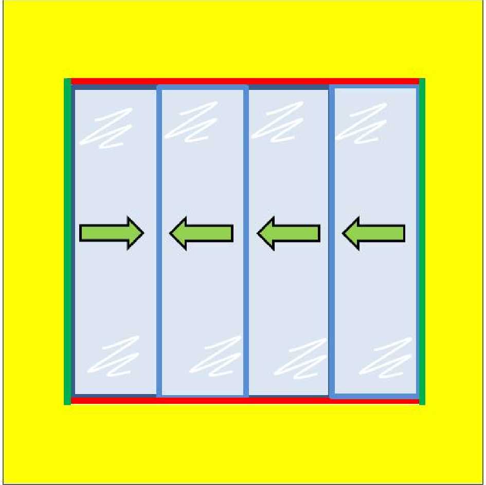 Buy 4 Panel Horizontal Slider, Unglazed for 4mm Glazing online today