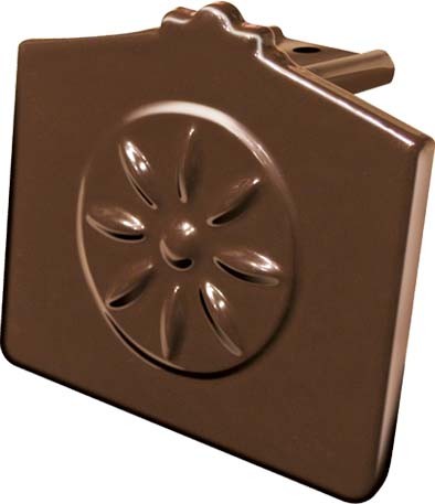 Grey Hip bar aluminium end cap