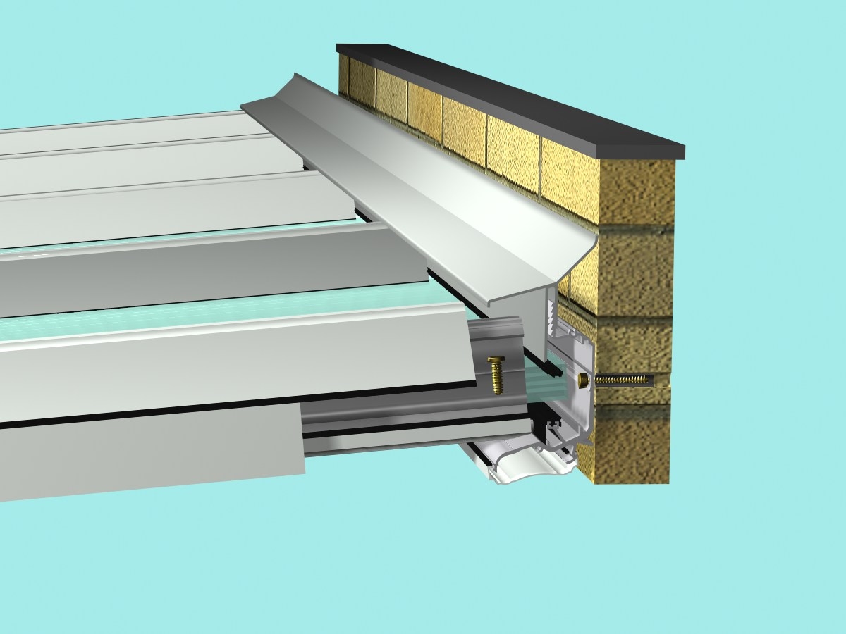 Buy Self-Supporting DIY Conservatory Roof Kit for 25mm polycarbonate, 4.0m wide x 3.0m Projection online today