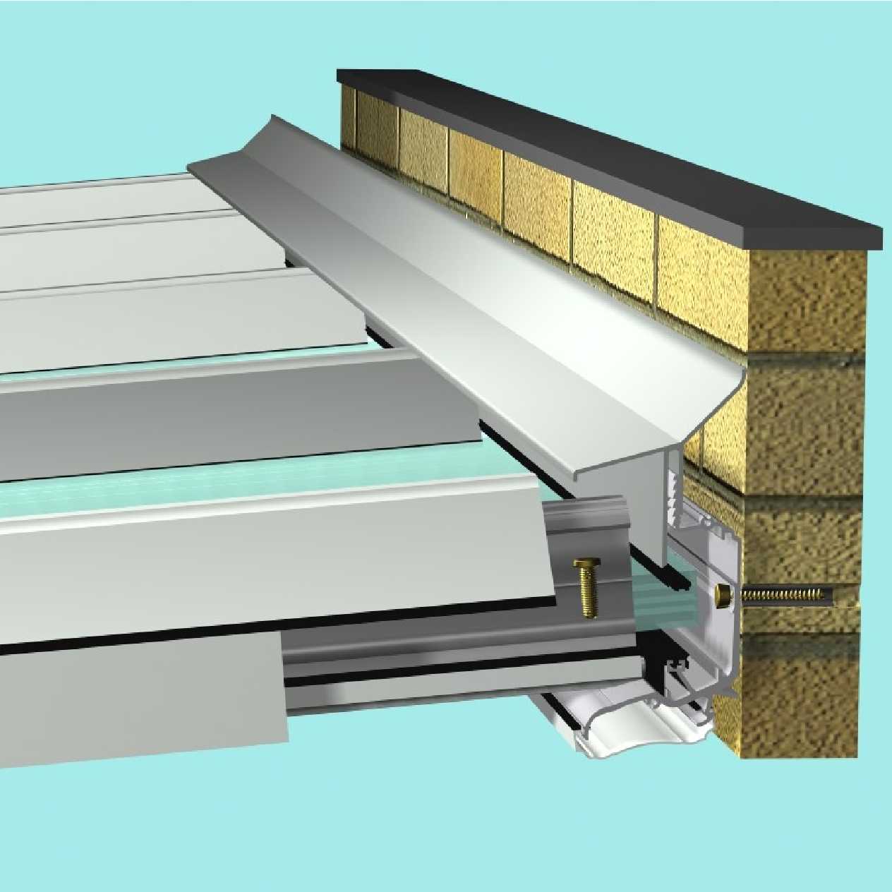 Buy Self-Supporting UPVC Edge Glazing Bar for 16,25 or 35mm thick glazing, 2.0m online today