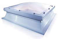 Mardome Trade non opening dome with sloping PVC kerb, Double skin
