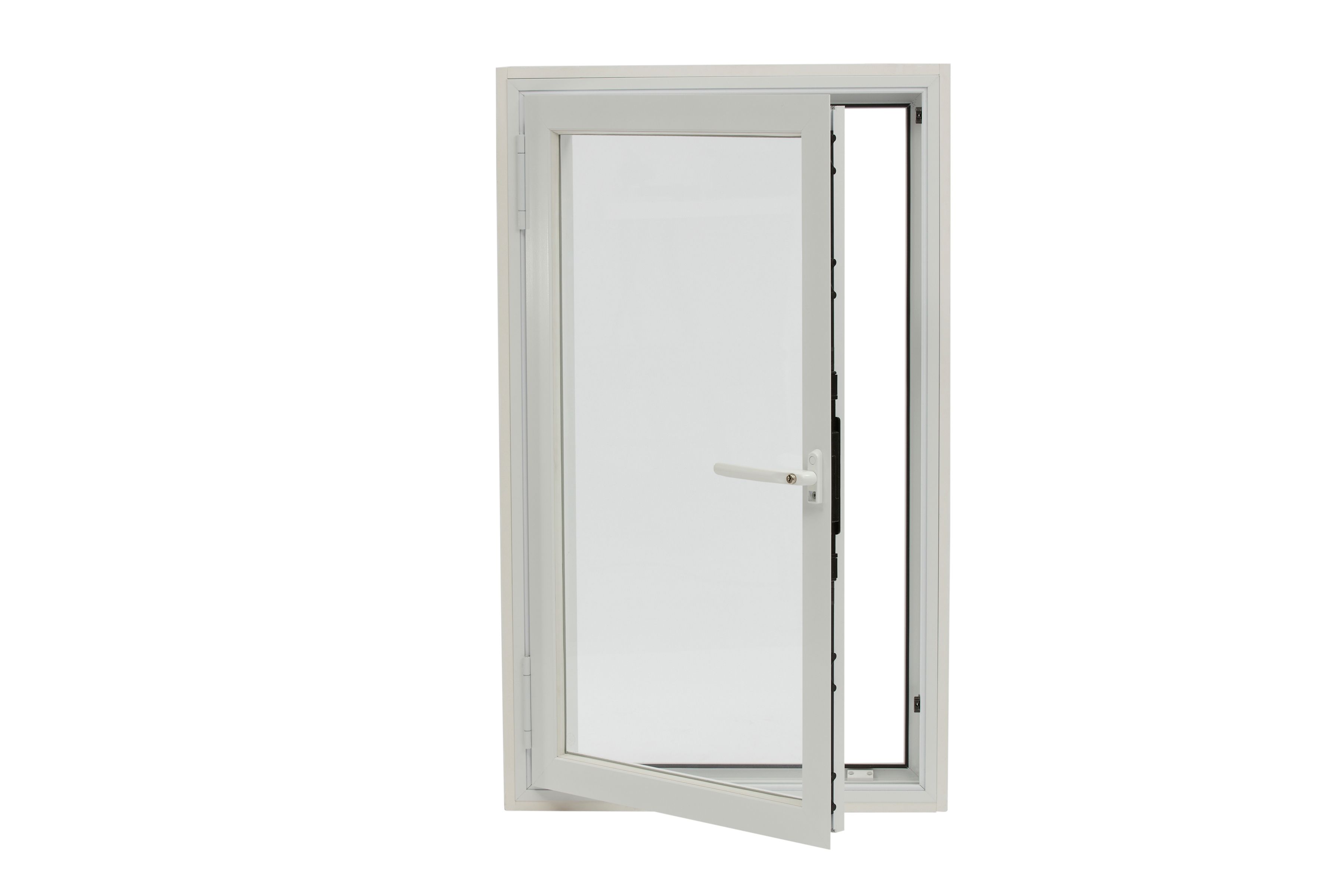 Hinged secondary glazing unit,single panel