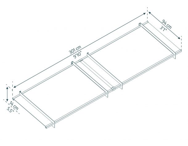 Buy Nancy Door Canopy 3000mm (W) x 914mm (P) online today