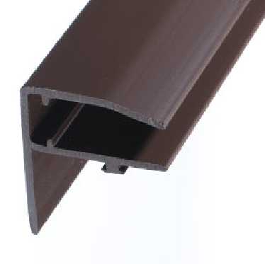 uPVC F Section for 10mm thick glazing