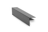 Anthracite grey  aluminium F section for 10,16 or 25mm polycarbonate