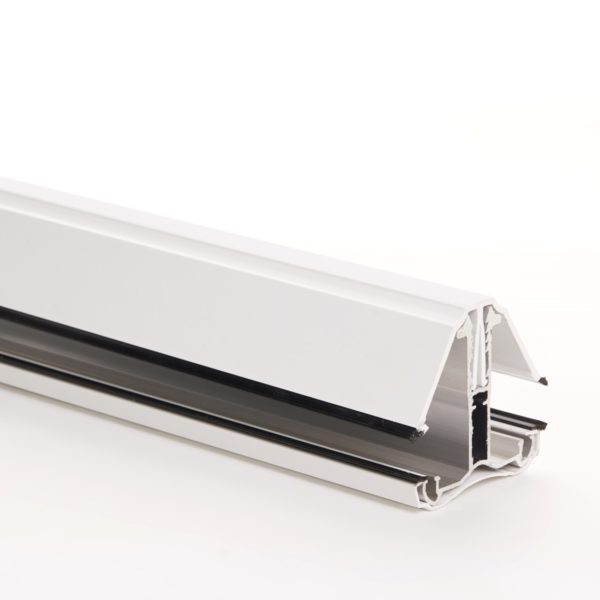 Standard UPVC Self-Supporting Glazing Bar for 16,25 or 35mm thick glazing, 2.0m
