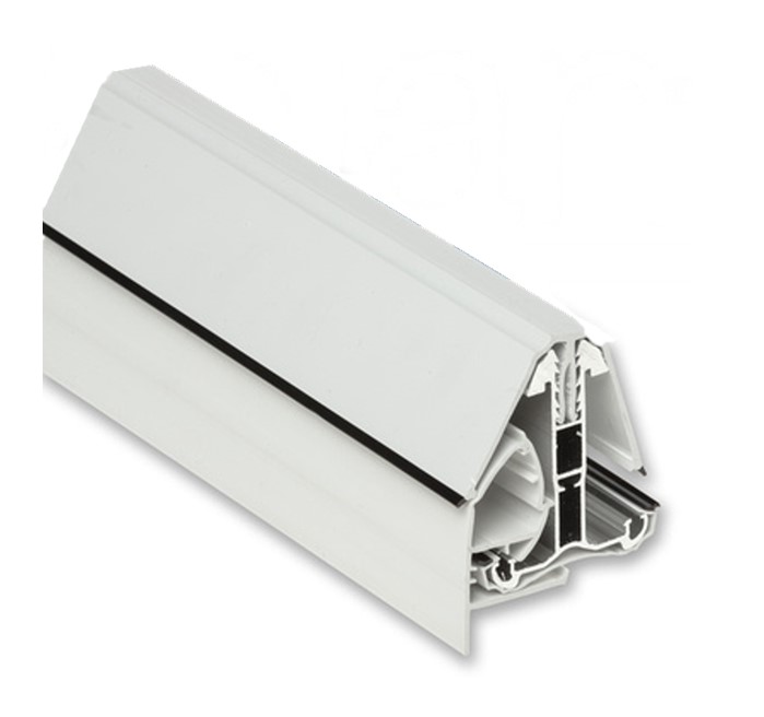 Self-Supporting UPVC Edge Glazing Bar for 16,25 or 35mm thick glazing,3.0m