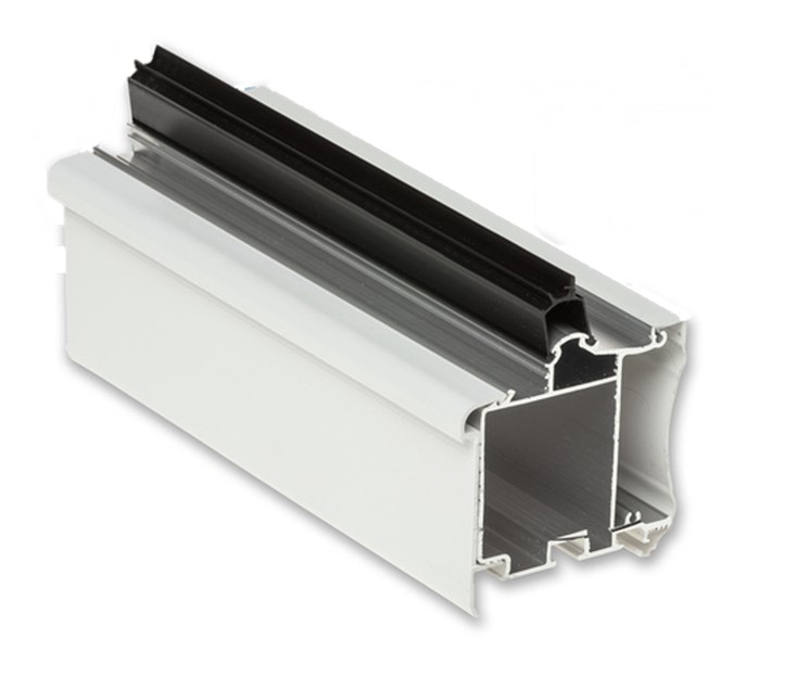 UPVC Eaves Beam (for Self-Supporting Bars) for 16,25 or 35mm thick glazing, 3.0m