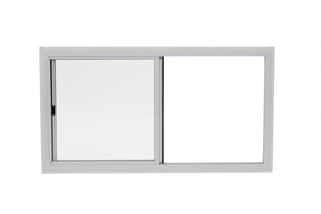 2 panel horizontal slider secondary glazing unit from Omega Build