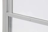 Tilting balanced vertical slider secondary glazing unit