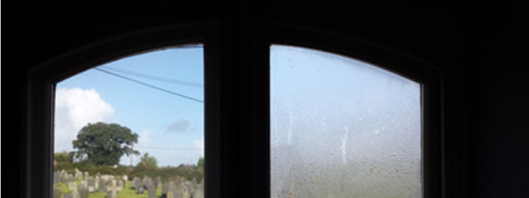 A window with and without magnetic secondary glazing