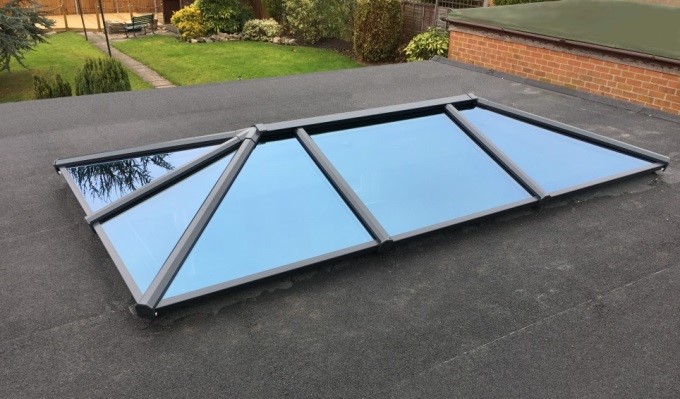 All grey aluminium lantern now available