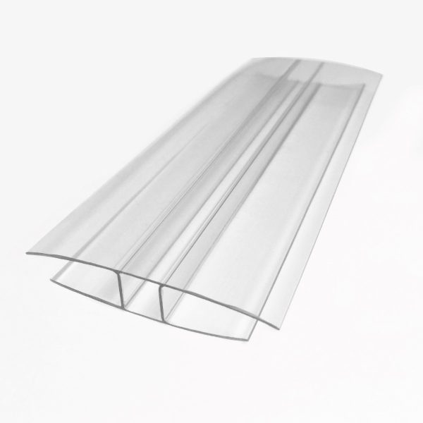 H  Section Clear for 8/10mm polycarbonate sheets
