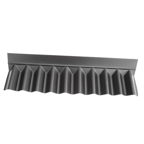 Charcoal Wall Abutment Flashing for Bitumen Corrugated Roofing Sheet