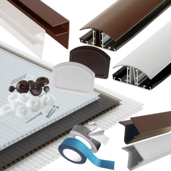 DIY Lean to Roof Kit with White Rafter-Supported Glazing Bars | Omega Build