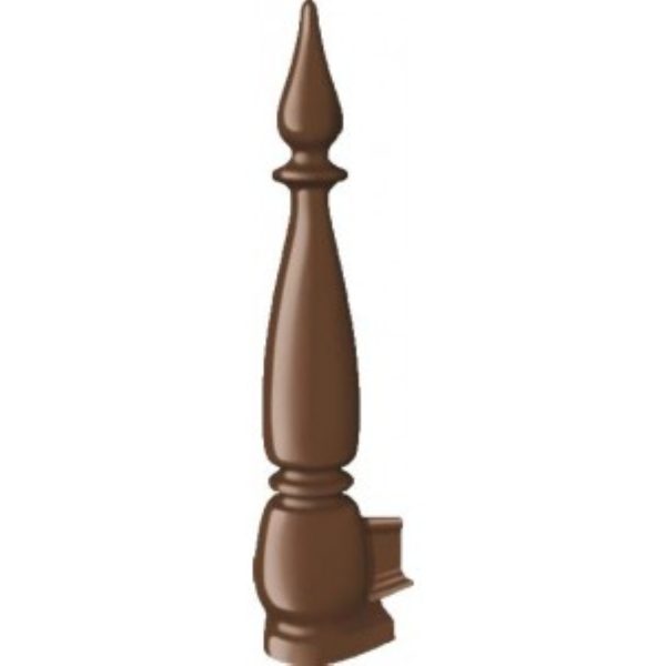 Grey Fleur de Lys Finial