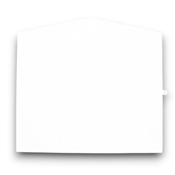Gable-End Plate for Aluminium Ridge Cap