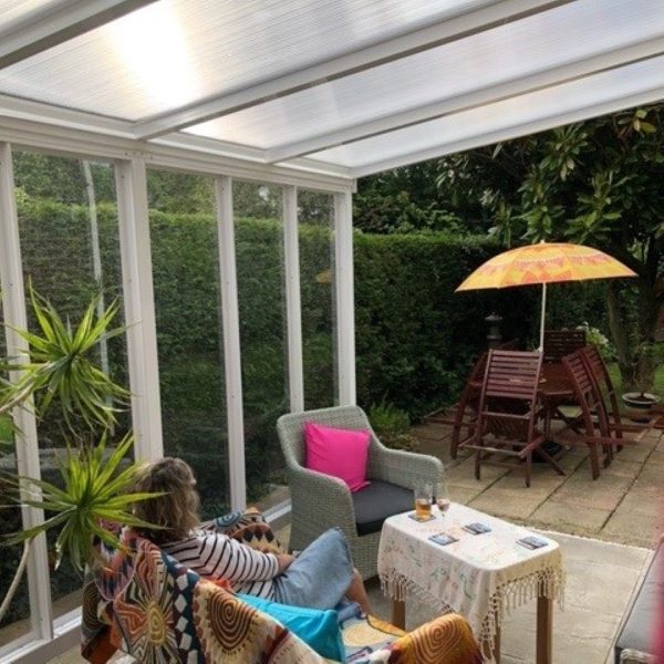 Under Eaves InFill, 6mm Plate Polycarbonate Glazing Panels