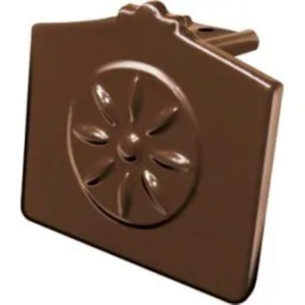 Grey Hip bar aluminium end cap