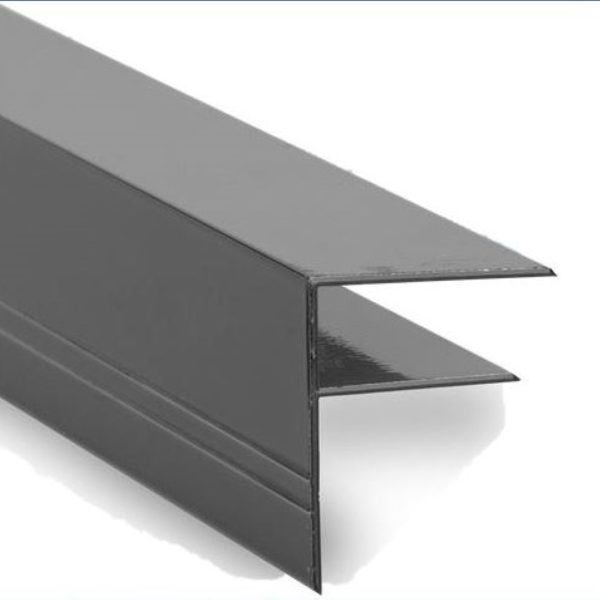 Anthracite grey  aluminium F section
