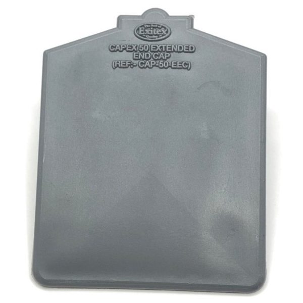 Grey upvc end cap for Capex Bar