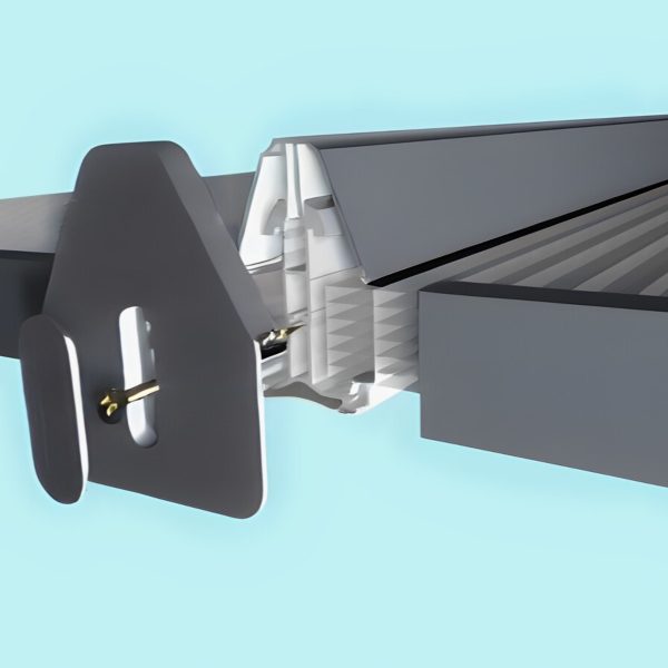 Self-Supporting DIY  Lean to Roof Kit with Anthracite Grey Bars