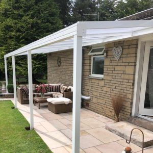 White Smart Canopy Lean to