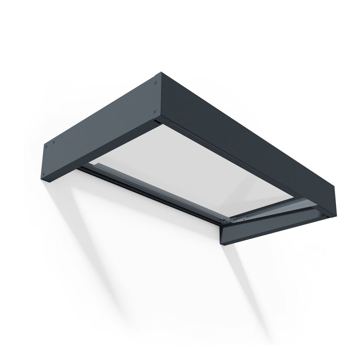 Sophia cantilever door canopy with grey surround