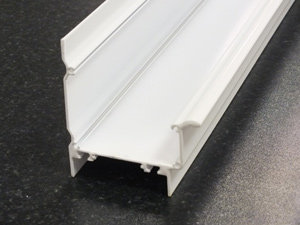 White eaves on a canopy